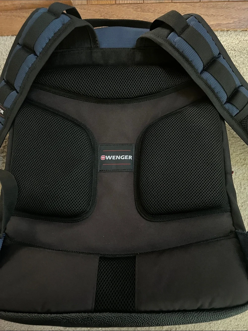 Wenger® Ibex Laptop Backpack, Black/Blue